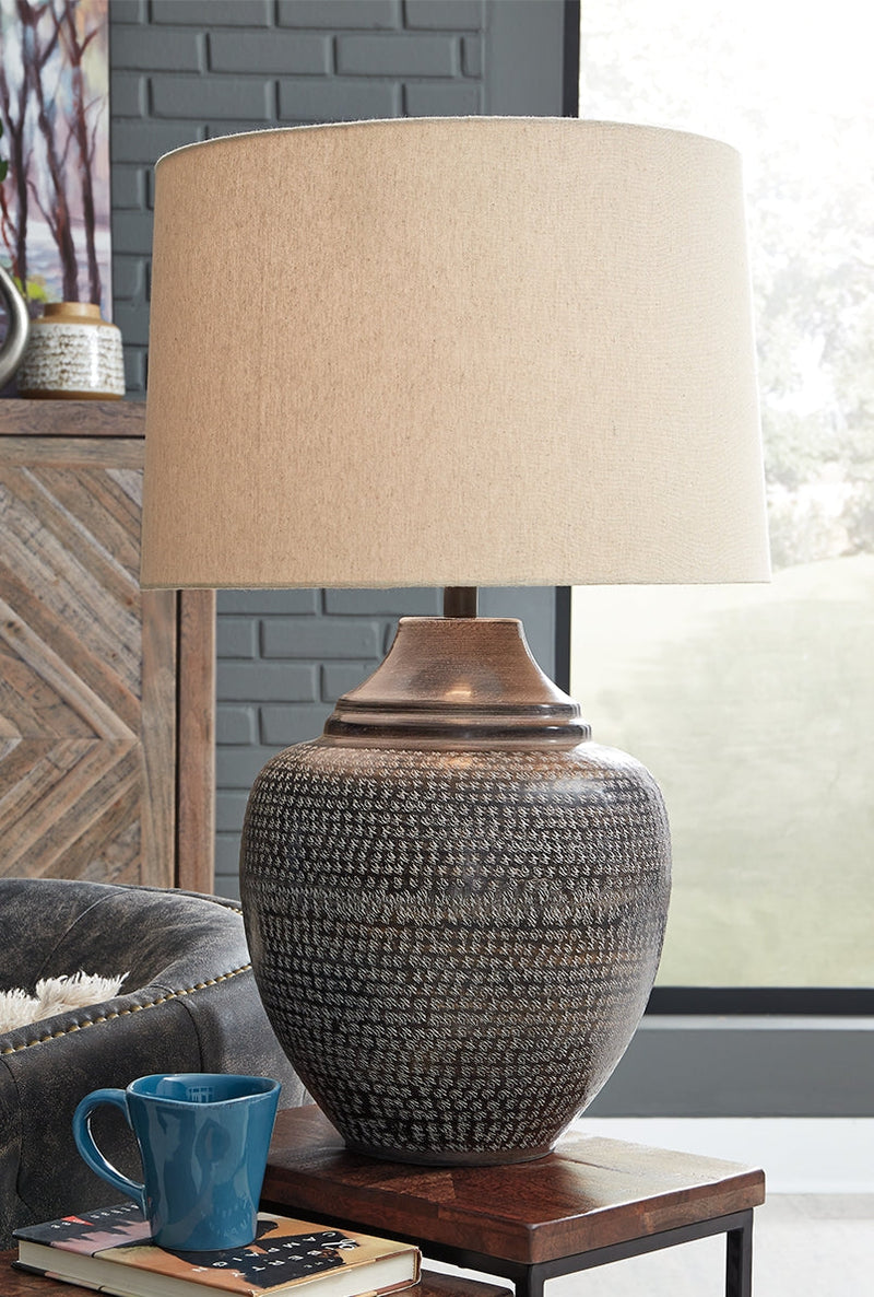 Olinger Brown Table Lamp