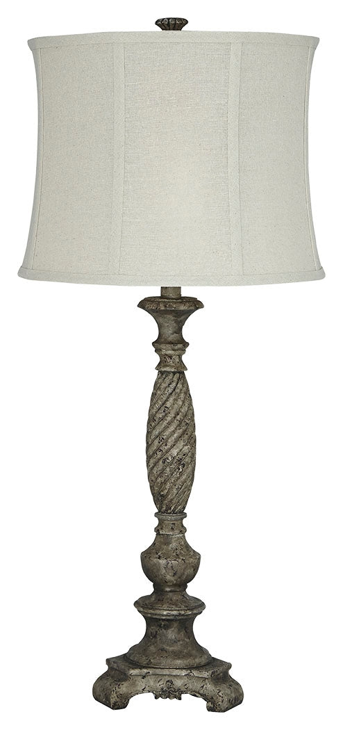 Alinae Antique Gray Table Lamp