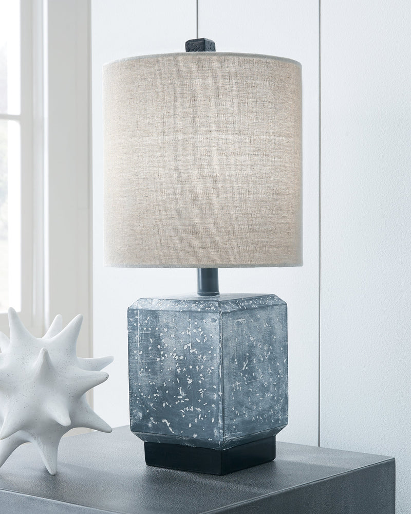 Jamila Gray Black Table Lamp