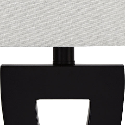 Amasai Black Table Lamp (Set of 2)