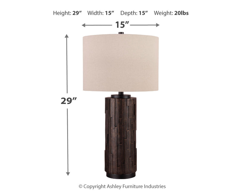 Makya Black Table Lamp (Set of 2)