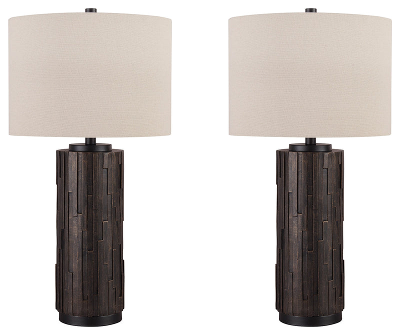 Makya Black Table Lamp (Set of 2)