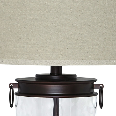 Tailynn Clear Bronze Finish Table Lamp