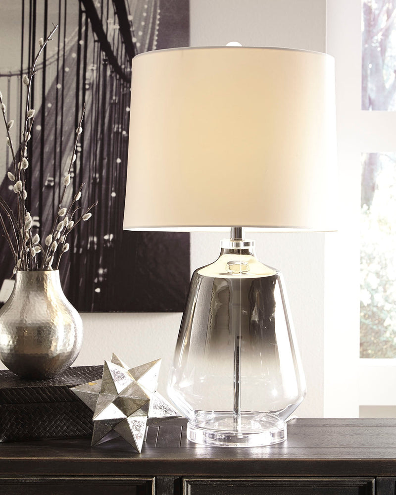 Jaslyn Silver Finish Table Lamp