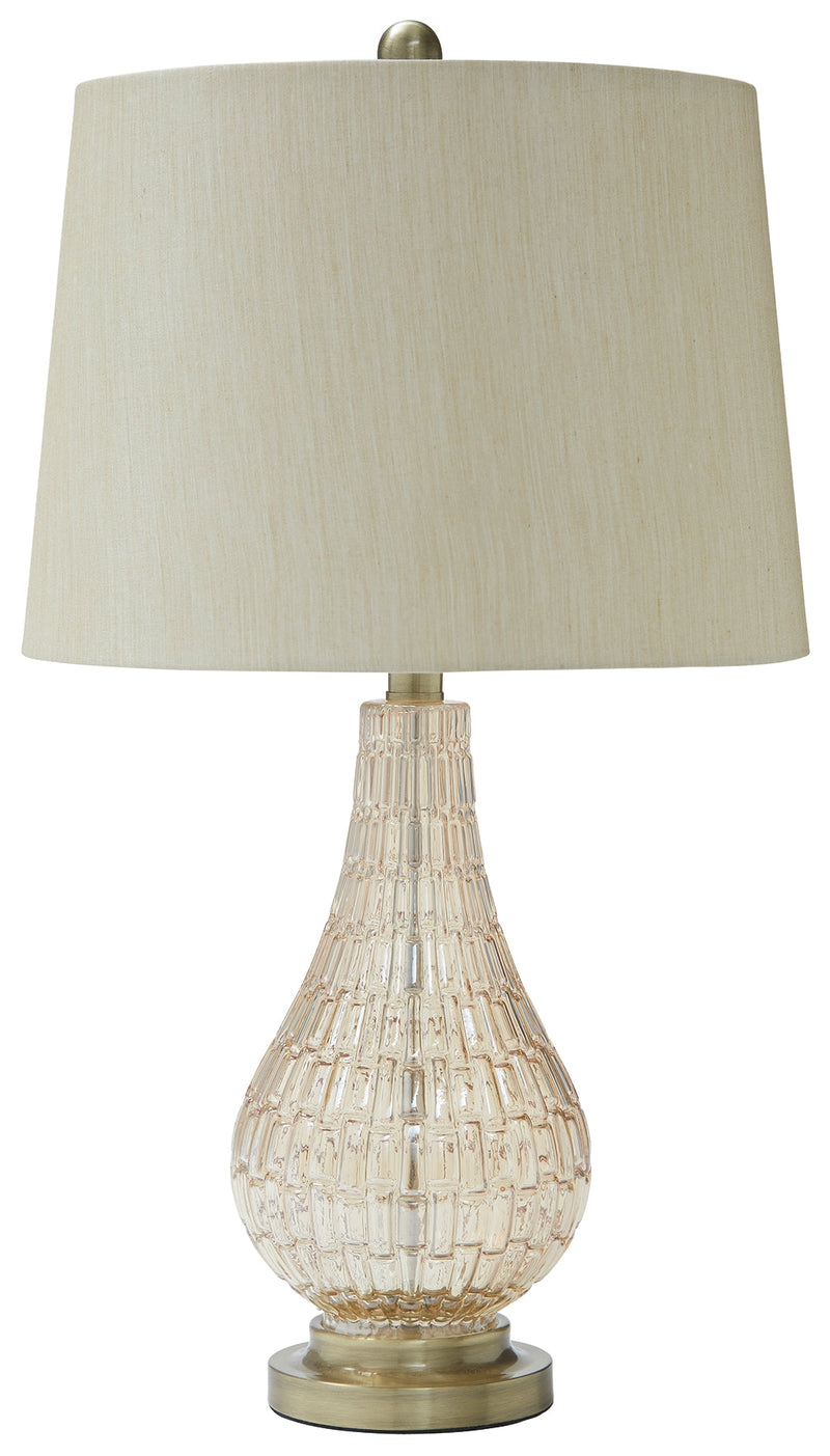 Latoya Champagne Table Lamp