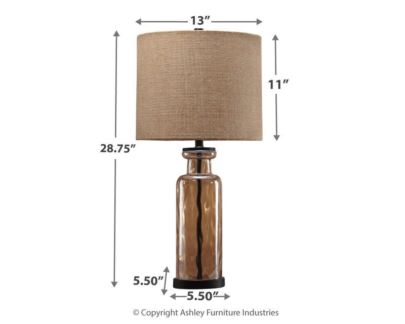 Laurentia Champagne Table Lamp