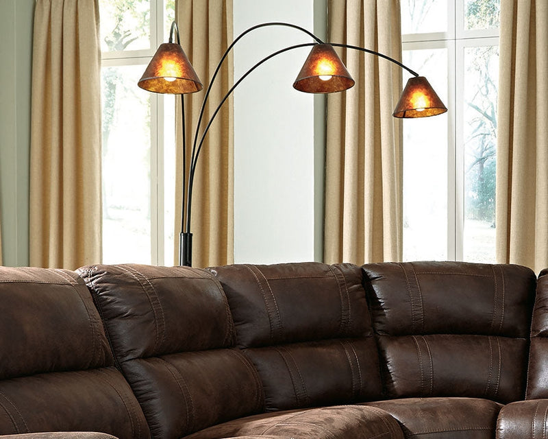 Sharde Black Floor Lamp