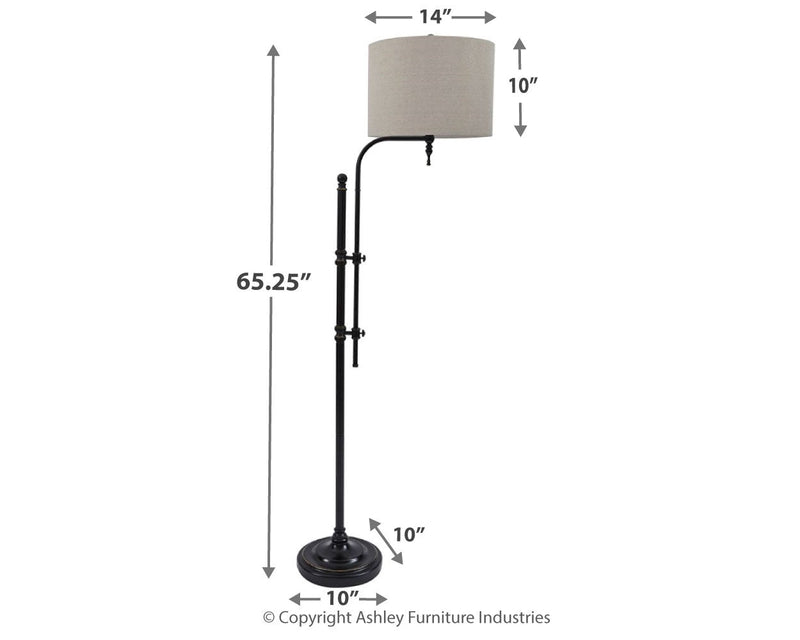 Anemoon Black Floor Lamp