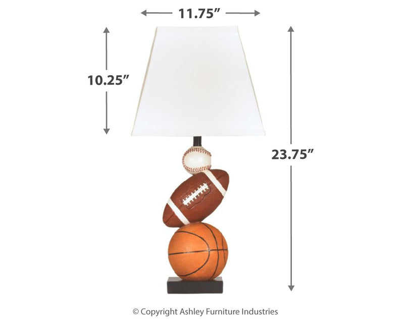 Nyx Brown Orange Table Lamp