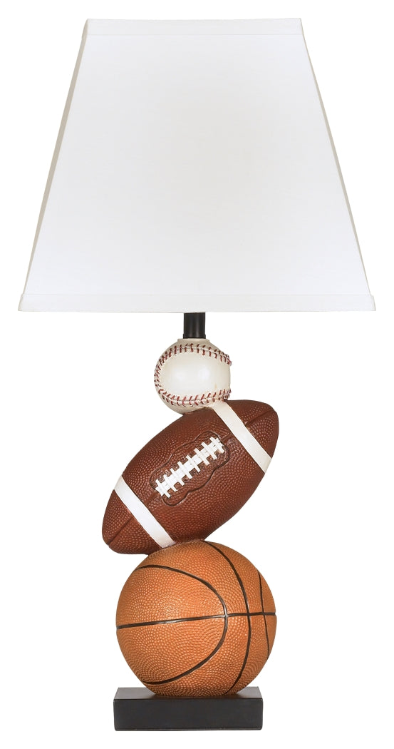 Nyx Brown Orange Table Lamp