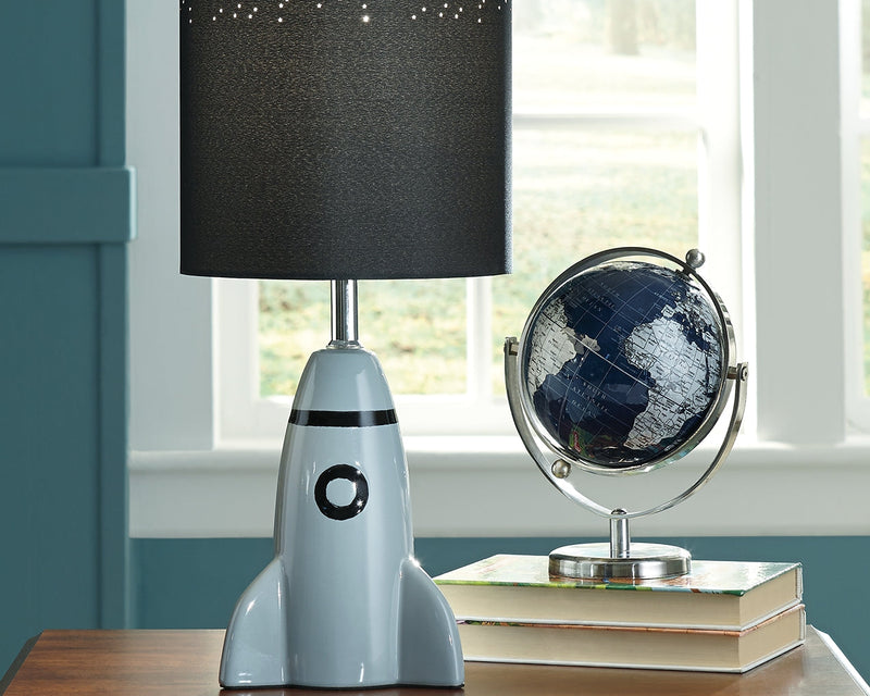 Cale Gray Black Table Lamp