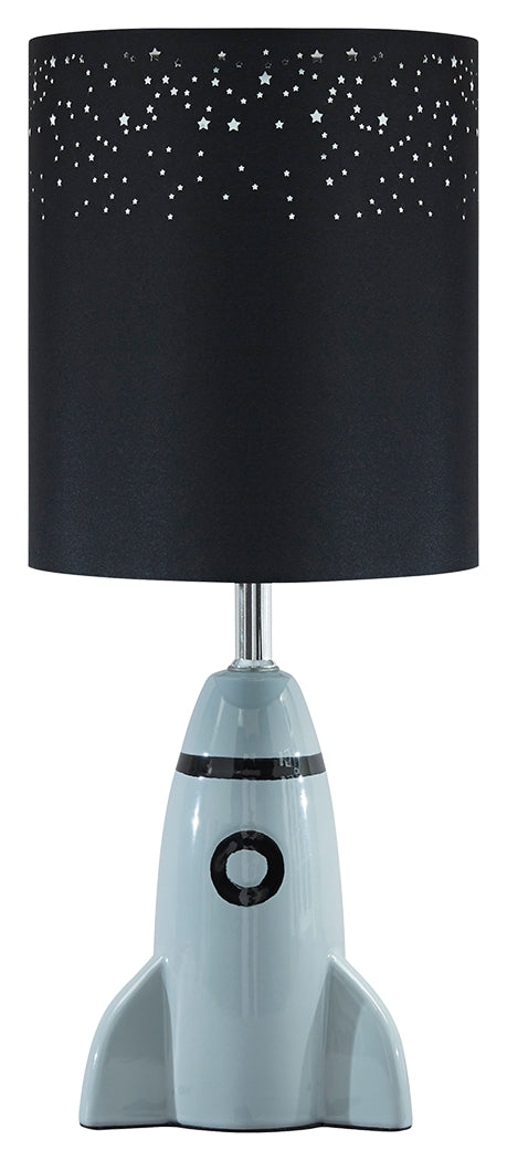 Cale Gray Black Table Lamp