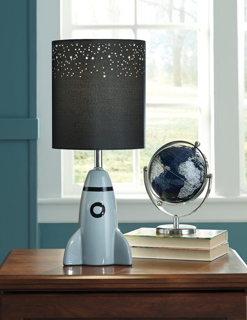 Cale Gray Black Table Lamp