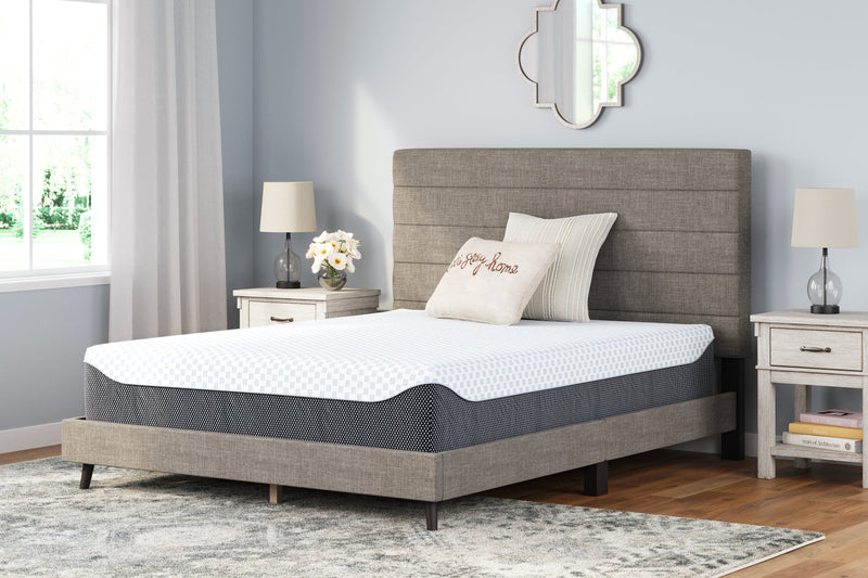 12 Inch Chime Elite White Gray King Memory Foam Mattress In A Box