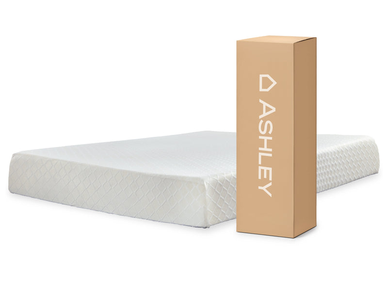 10 Inch Chime Memory Foam White Twin Mattress In A Box