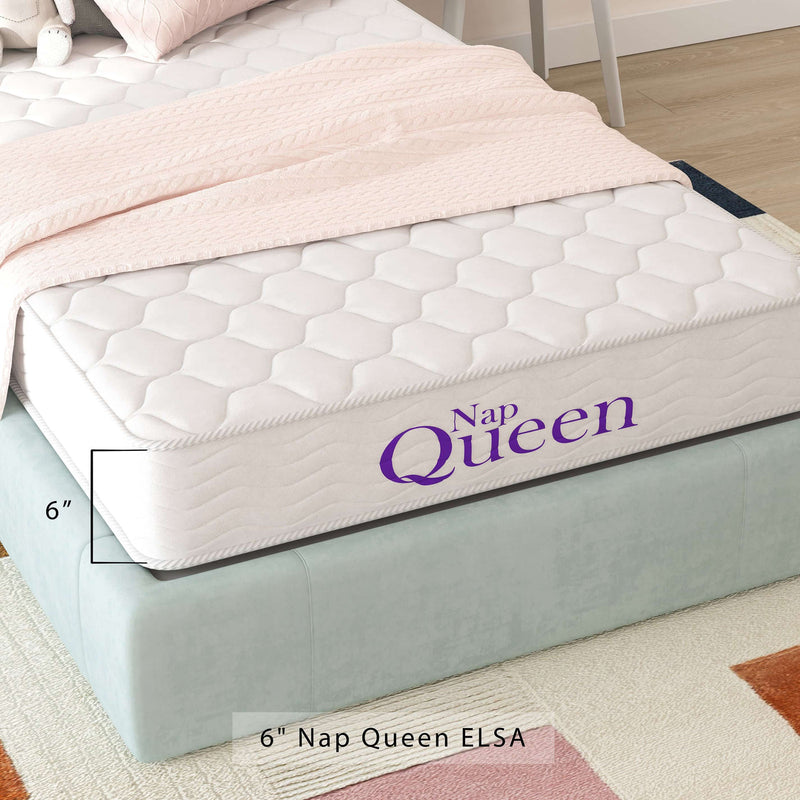 NAPQUEEN ELSA INNERSPRING MATTRESS, KIDS ROOM [TWIN, FULL, QUEEN]