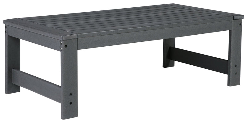 Amora Charcoal Gray Outdoor Coffee Table