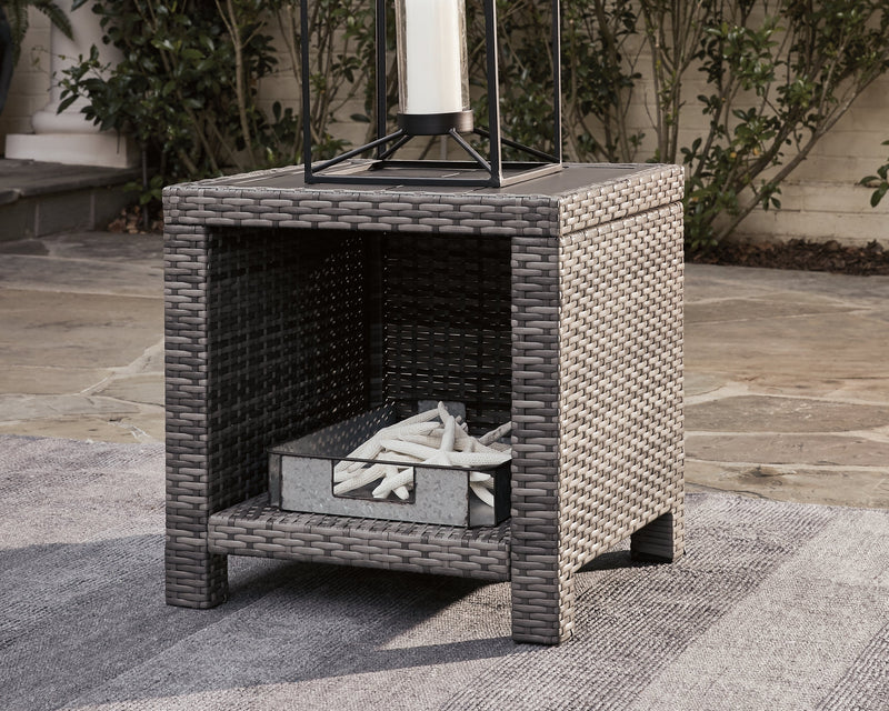 Salem Beach Gray End Table