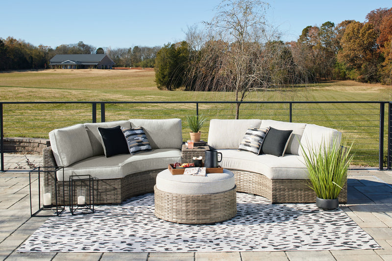 Calworth Beige 4-Piece Outdoor Sectional