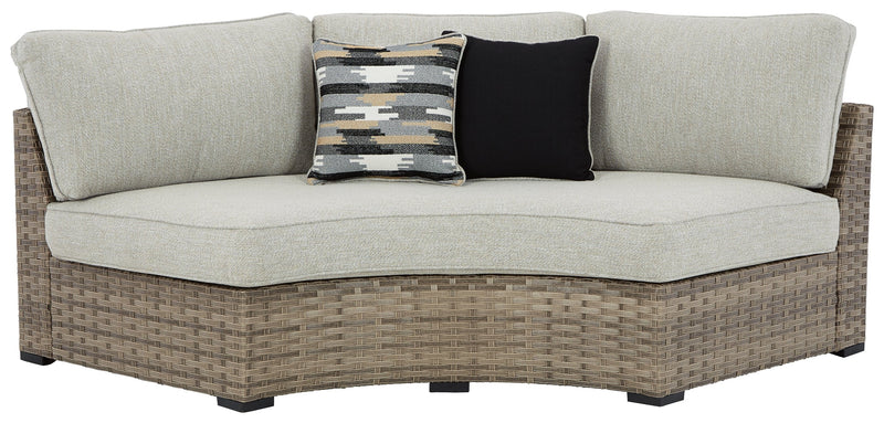 Calworth Beige 4-Piece Outdoor Sectional