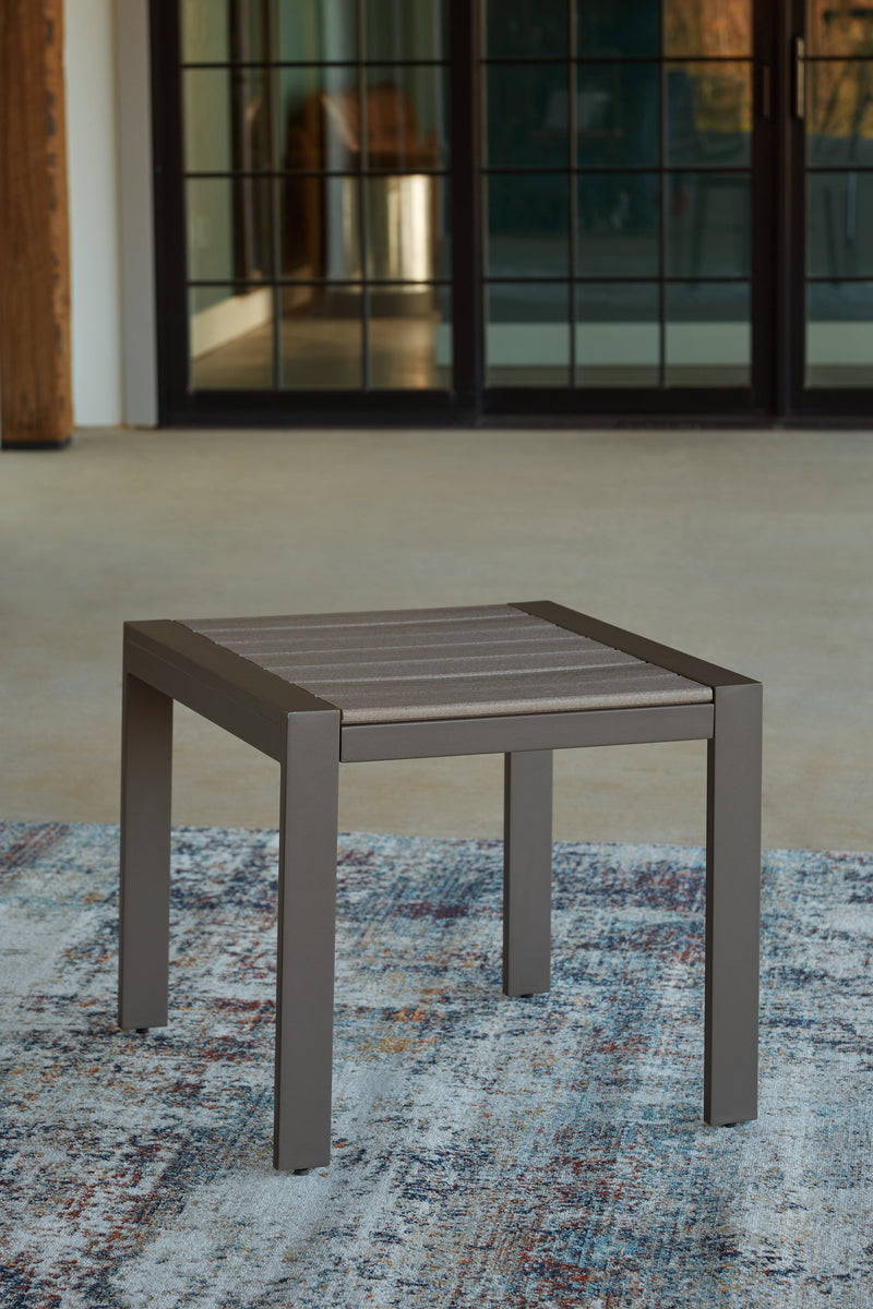 Tropicava Taupe Outdoor End Table