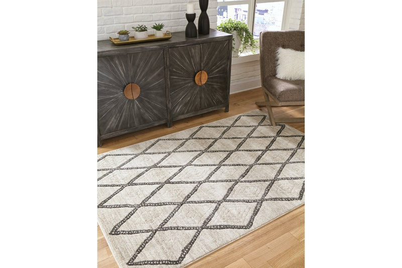 Jarmo Cream Gray 5' X 7' Rug