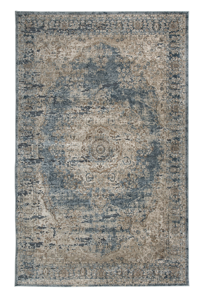 South Blue Beige 5' X 7' Rug