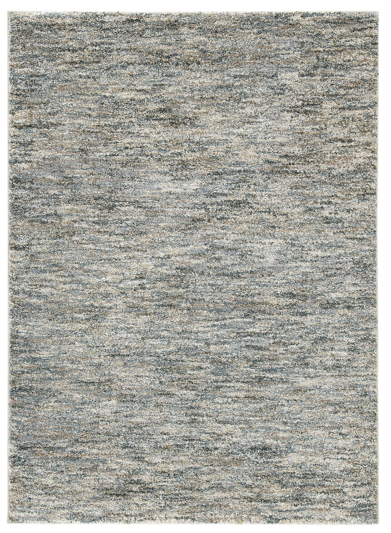 Marnin Tan Blue Cream 5' X 7' Rug