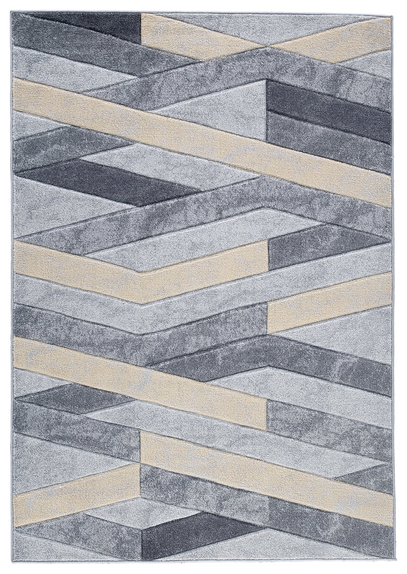 Wittson Beige Gray 5' X 7' Rug