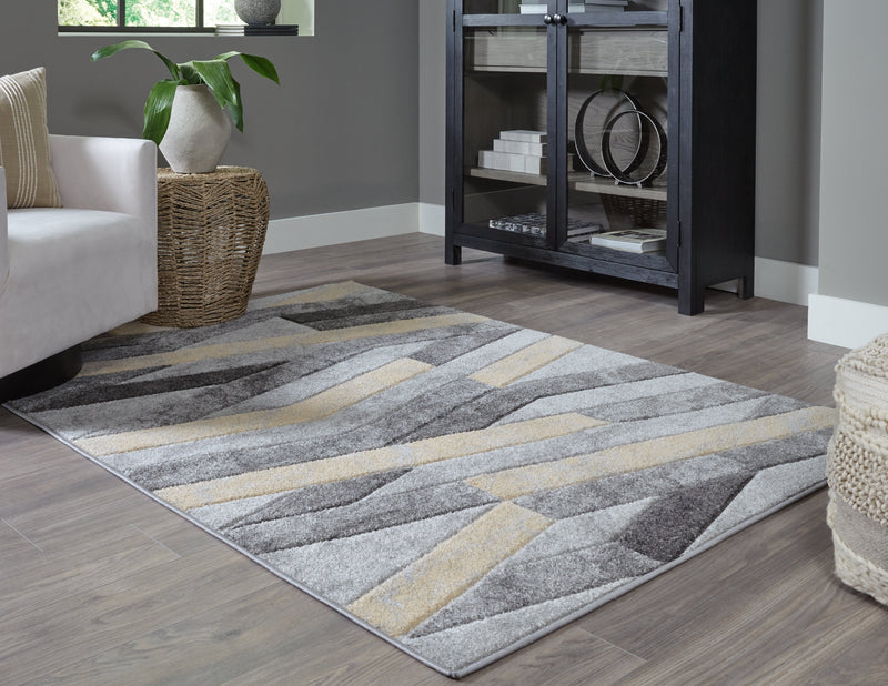 Wittson Beige Gray 5' X 7' Rug