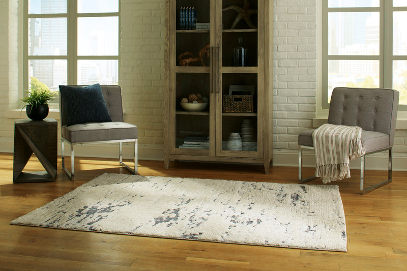 Addylin Cream Charcoal 7'10" X 9'10" Rug