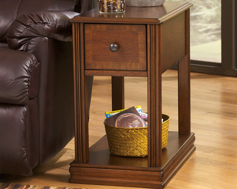 Breegin Brown Chairside End Table