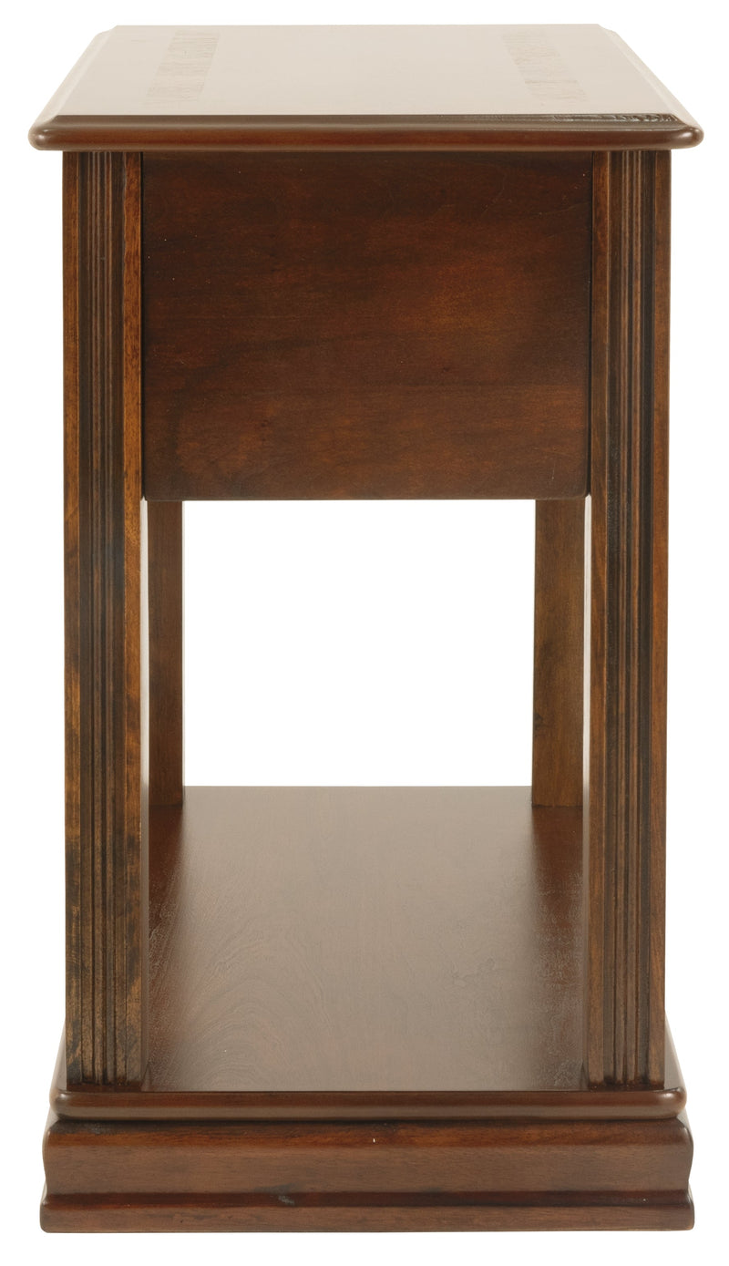 Breegin Brown Chairside End Table