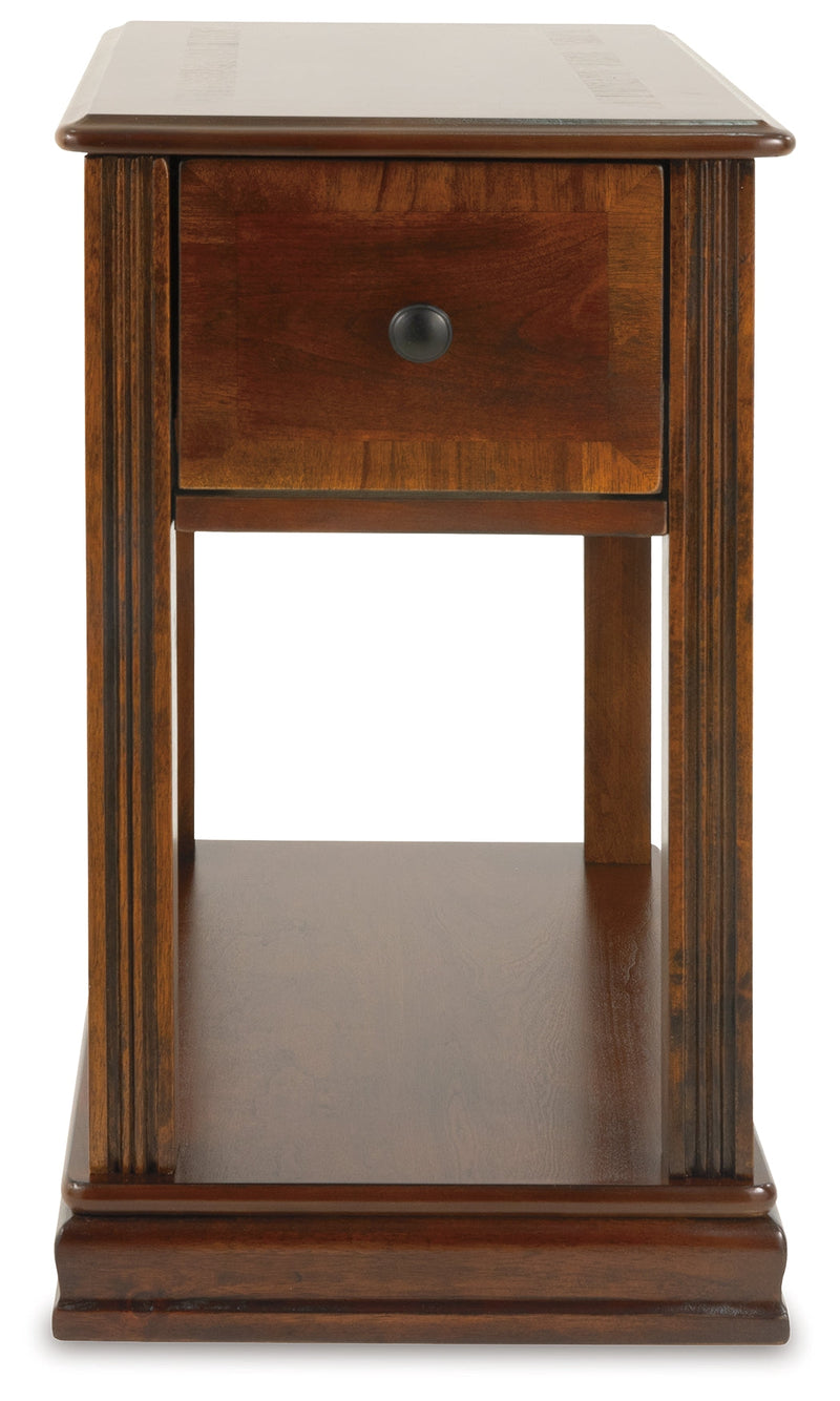 Breegin Brown Chairside End Table