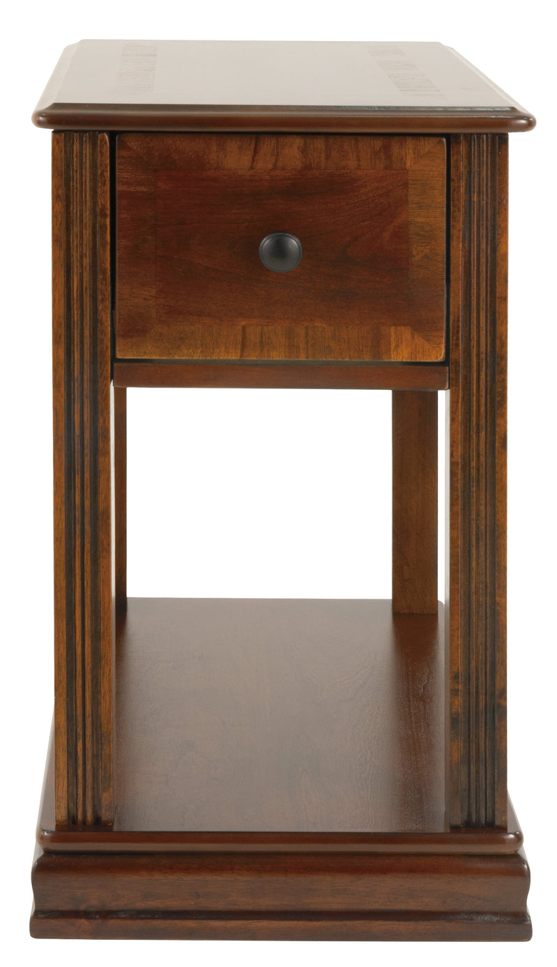 Breegin Brown Chairside End Table