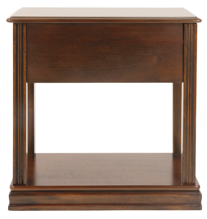 Breegin Brown Chairside End Table