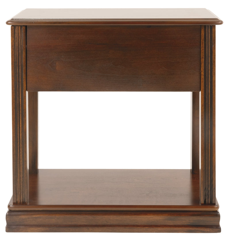 Breegin Brown Chairside End Table