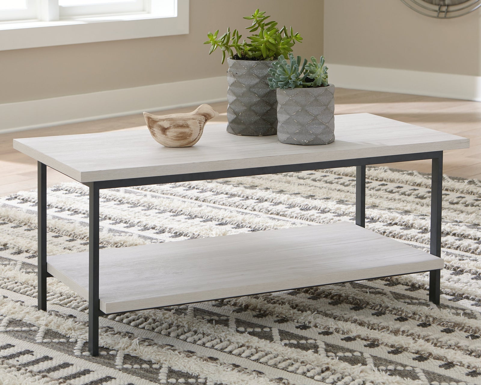 Bayflynn Whitewash Coffee Table