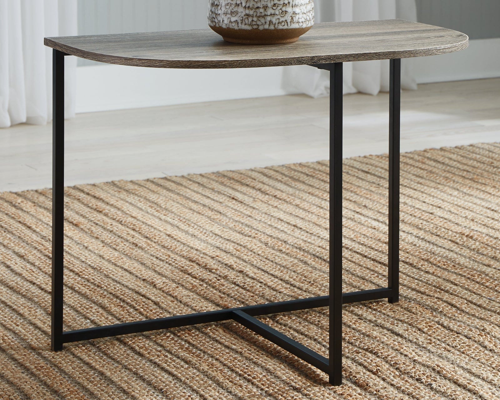 Wadeworth Two-Tone Chairside End Table