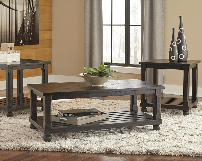 Mallacar Black Table (Set of 3)