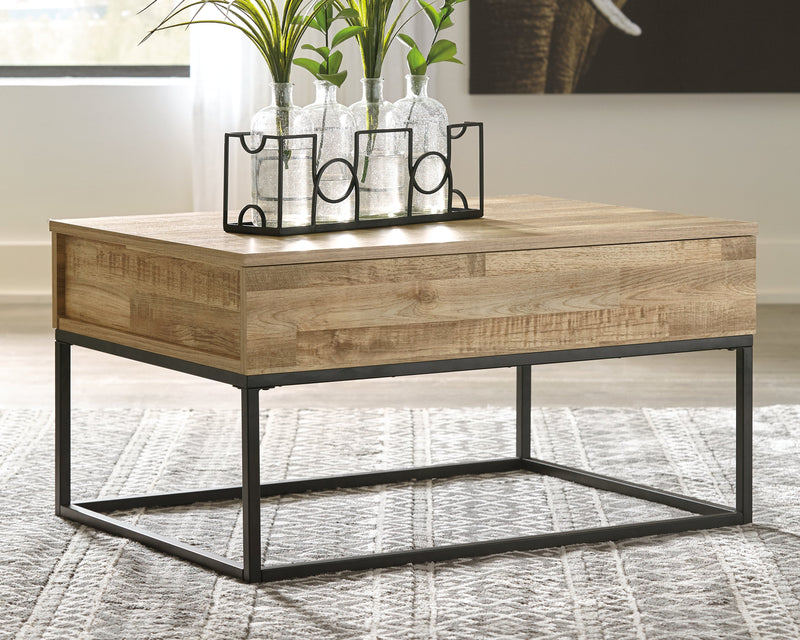 Gerdanet Natural Lift-top Coffee Table