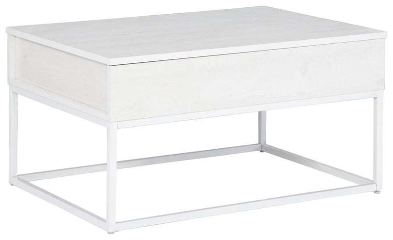 Deznee White Lift Top Coffee Table