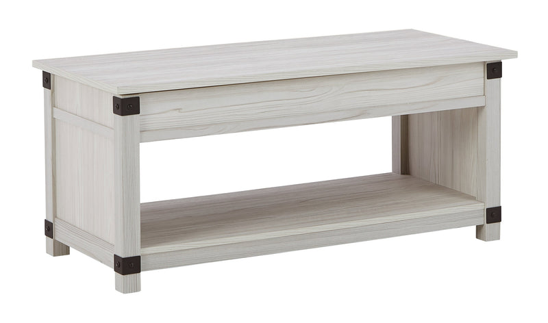 Bayflynn Whitewash Lift-top Coffee Table