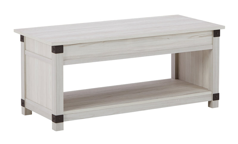 Bayflynn Whitewash Lift-top Coffee Table