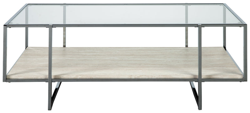 Bodalli Ivory Chrome Coffee Table