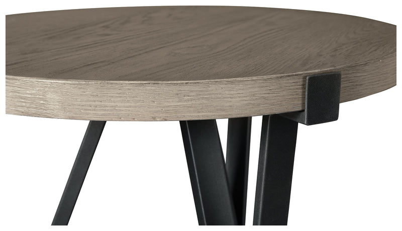 Zontini Light Brown End Table