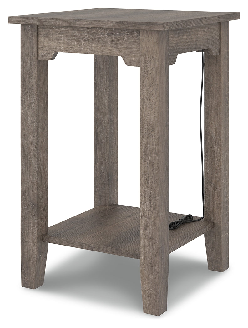 Arlenbry Gray Chairside End Table