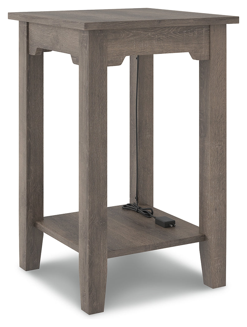 Arlenbry Gray Chairside End Table