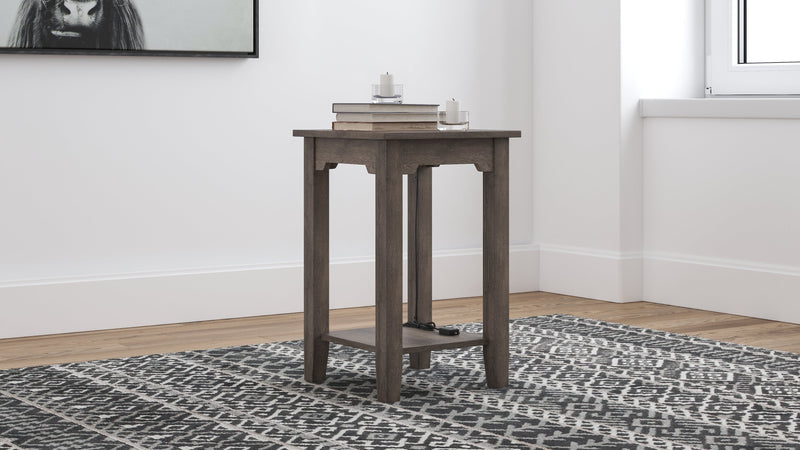 Arlenbry Gray Chairside End Table