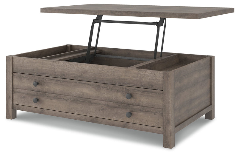 Arlenbry Gray Coffee Table With Lift Top